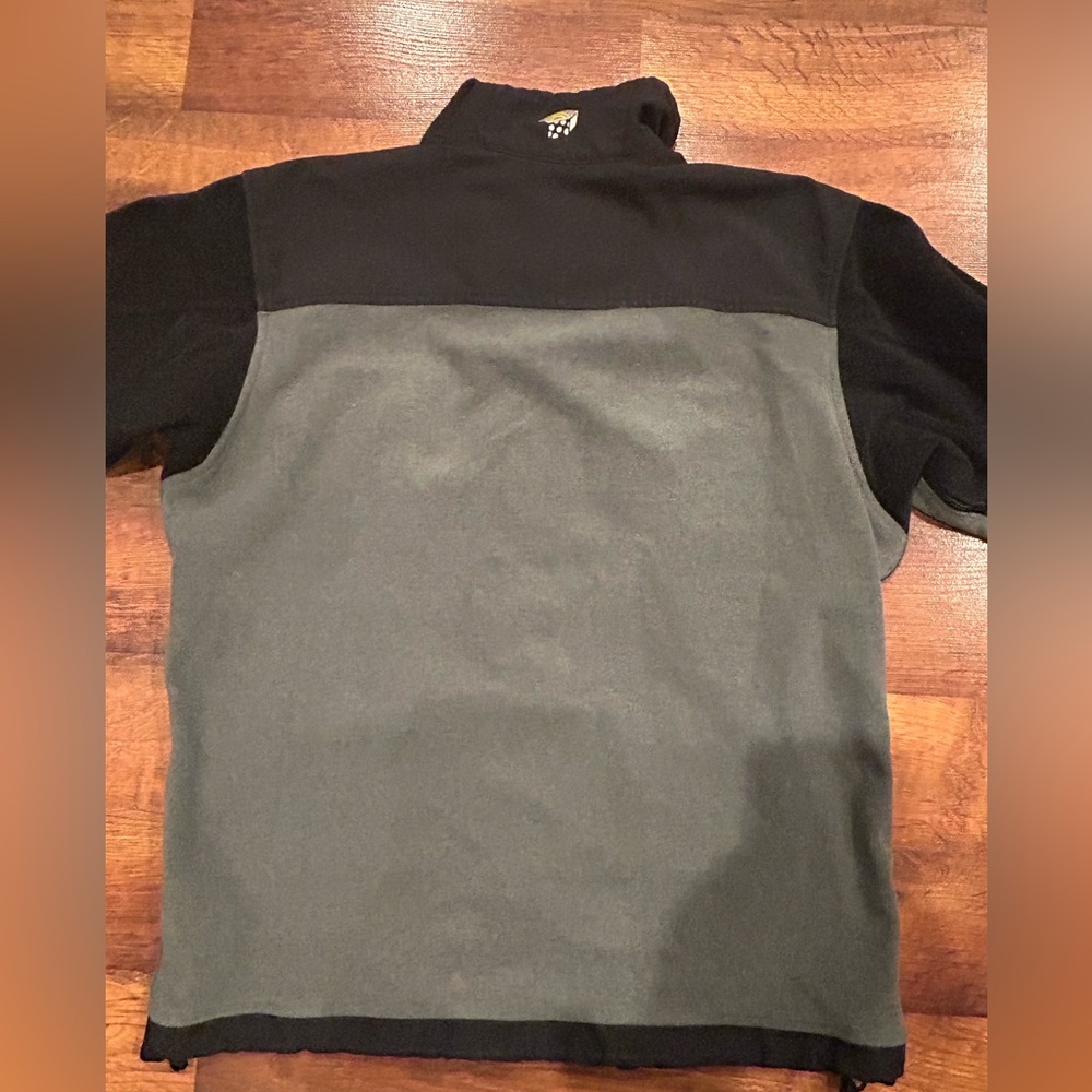 Mountain Hardwear Jacket Mens Small Gray Black Gore Windstopper Tech Fleece - Picture 8 of 9
